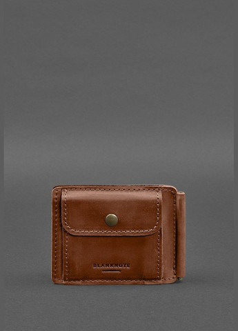Шкіряне портмоне 13.0 затискач Світло-коричневий Crazy Horse (A-028273) BlankNote (328444693)