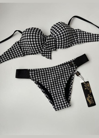 Черный демисезонный купальник раздельный (бюстгальтер,трусики) Etna