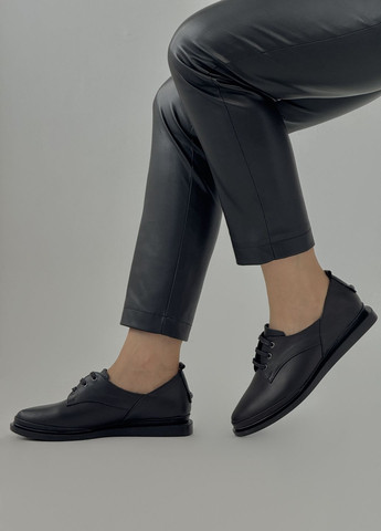 Sherlock Soon Туфли женские кожаные черный з натуральная кожа, турция — демисезон (361147586)