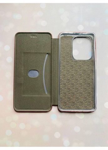 Чохол-книжка бордовий з малюнком на Xiaomi Redmi Note 13 Pro 5G Фон Троянди (принт 273) Creative (355407980)