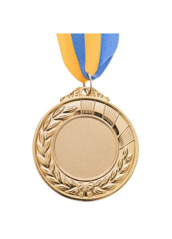 Заготовка спортивной медали с лентой HIT ø 6,5 см C-4332 (металл, 40g, 1-золото) SP-Sport (369925189)