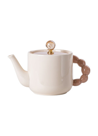 Чайный сервиз на 6 персон керамический 8 предметов, мокко Yiwu HP-15-24 No Brand (360977707)