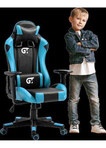 Геймерское детское кресло X5934-B Kids Black/Blue GT Racer (293944113)