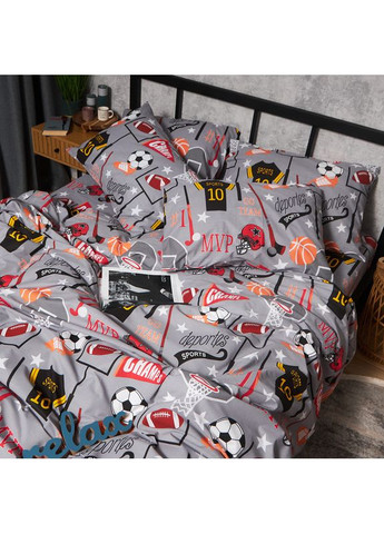 Комплект постільної білизни Бязь Gold Люкс Сімейні 143х210х2 наволочки 4х70х70 (MS-820008919) Moon&Star Champion’s Rest (356113056)