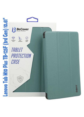 Чехол-книга Smart для Lenovo Tab M10 TB-125F (3rd Gen)/K10 Pro TB-226 10.61" Dark Green (708303) BeCover (341486750)