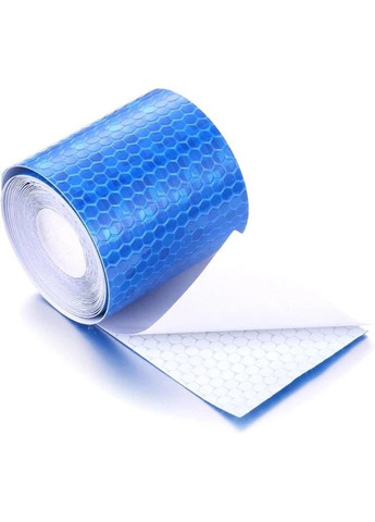 Стрічка світловідбивна самоклеюча 5 см 3 м Синій (050486) GIF (346263091)
