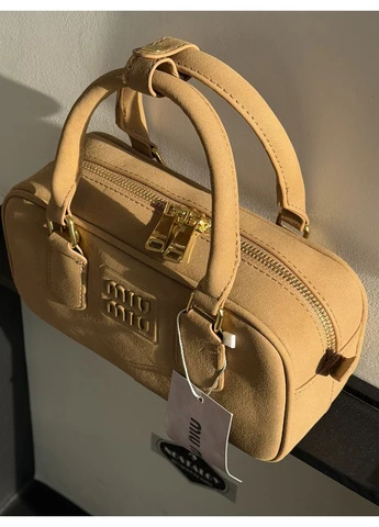Сумка жіноча Arcadie Matelassé бежевий крос боді Міу Міу No Brand (383975299)