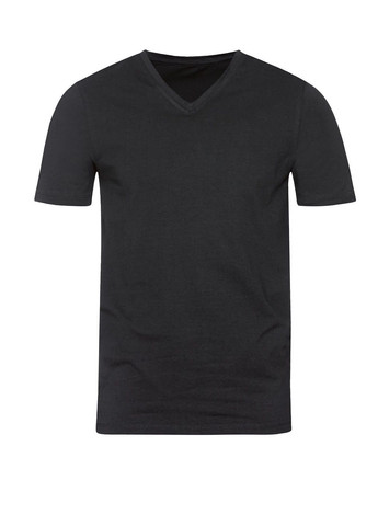 Чорна футболка з коротким рукавом Livergy