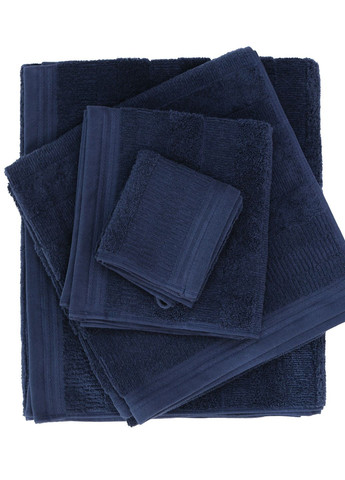 Рушник "Натхнення" 30x50 см MVM однотонний темно-синій