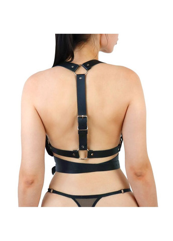 Кожаная портупея - Melani Leather harness, Черная XS-M - CherryLove Art of Sex (282966697)
