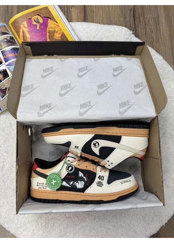 Цветные летние кроссовки nike sb dunk low x stussy 40th найк сб данк No Brand