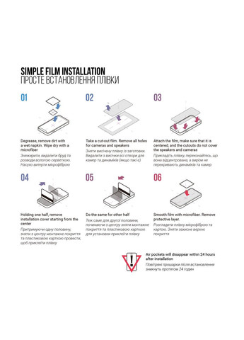 Набор гидрогелевой пленки Clear+Mate для Apple iPhone 15 Plus (ARM80695) ArmorStandart (327885839)