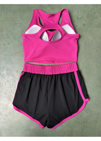 Комплект для фітнесу спортивний костюм, топ і шорти No Brand (361220404)