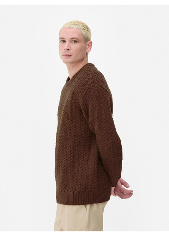 Коричневый джемпер зима,коричневый, Primark