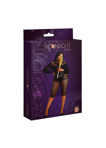 Черное эротическое платье черного цвета модель 03 размер size plus Moonlight