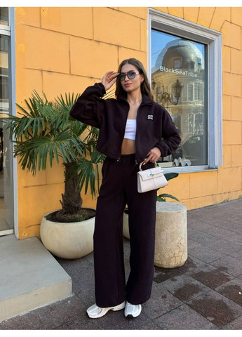 Костюм (кофта, брюки), цвет Коричневый Fashion (362415473)