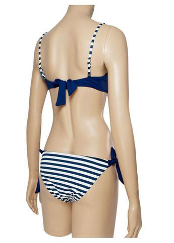 Синій літній роздільний купальник бандо з push-up модель 0042 синій арт.20532 бандо, бікіні, роздільний Rivage Line