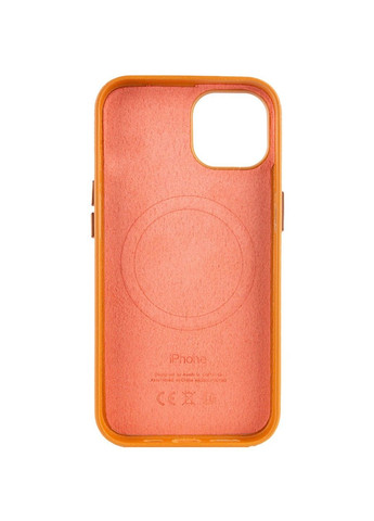 Шкіряний чохол Leather Case (AA) with MagSafe для Apple iPhone 14 (6.1") Epik (292131846)