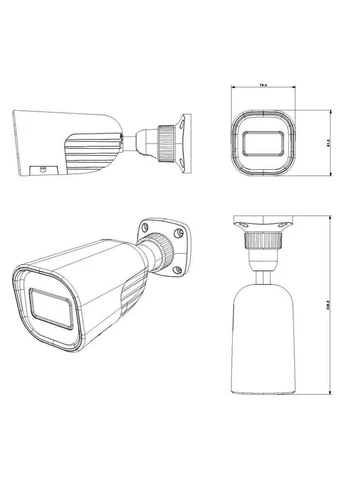 IP-відеокамера 8 Мп BMH-380IPSN-MVF (2.8-12 мм) Provision-ISR (388367285)