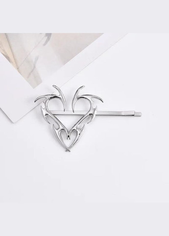 Заколка металеве сердце Y2K Kimiko (322528742)