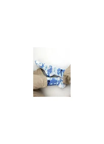 Комбинированные набор мужских высоких носков tie-dye 5 пар в боксе (394994789)