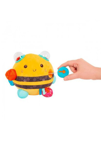 Сенсорная мягкая игрушка – Пчелка пушистик волчок Battat (291011963)