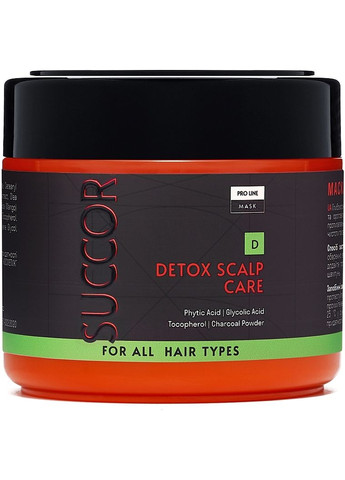 Маска-детокс для кожи головы Detox Detox Scalp Care Mask 300ml. SUCCOR (368650526)
