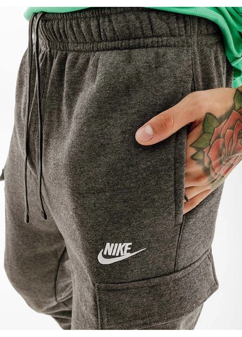 Чоловічі Штани M NSW CLUB PANT CARGO BB Сірий Nike (367598301)