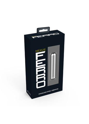 Металлическая матовая вибропуля 2в1 Ferro Nexus (335391605)