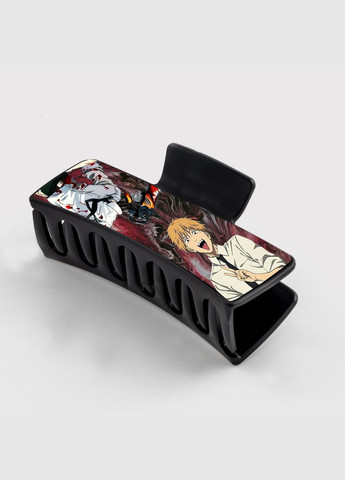 Заколка крабик для волосся Людина бензопила #0009 чорний No Brand (315631320)