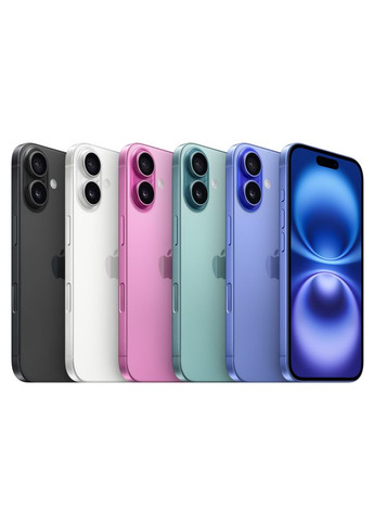 Мобільний телефон iPhone 16 Plus 128GB White (MXVV3) Apple (315138284)