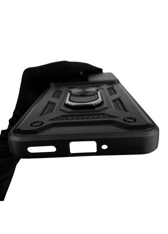 Чохол для 13T броньований з кільцем зі шторкою на камеру на сяомі 13т чорний rg1 Xiaomi (366020651)