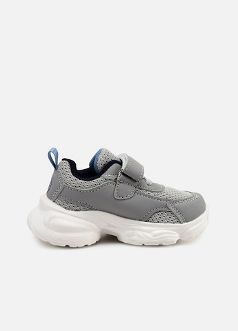 Сірі Осінні кросівки для хлопчика, на пласкій підошві колір сірий цб-00274048 Kimboo
