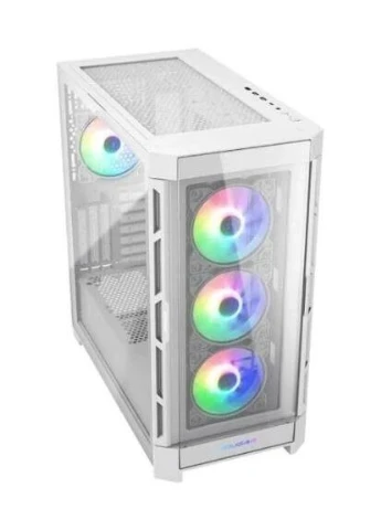 Корпус Duoface Pro RGB, без БЖ, ATX / Micro ATX / Mini ITX, USB 3.0 x2, USB 2.0 x1, Type-C Gen 2, RGB підсвічування, 4x120 Cougar (395351635)