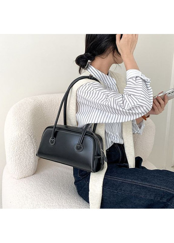 Белая прямоугольная сумка-багет из экокожи с двумя длинными ручками No Brand (362588053)