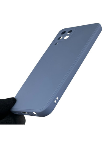 Чехол для Galaxy M33 (SM-M336) с квадратными гранями с защитой камеры на самсунг м33 голубой Samsung (366019974)