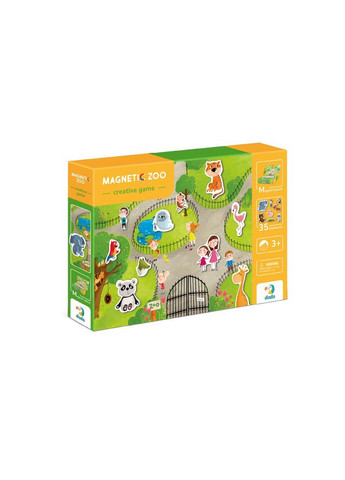 Развивающая игра "Магнитный зоопарк" (35 эл.), magnetic zoo Додо Dodo (338425659)