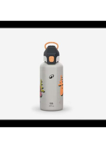 Детская Алюминиевая Фляга для Туризма/Походов 600мл с Крышкой Серый Quechua (363823365)