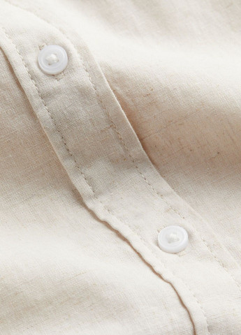 Светло-бежевая кэжуал рубашка в полоску H&M