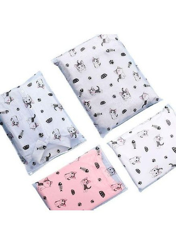 Пакет водонепроницаемый для вещей с замком бегунком 27*35см "Котик Рет" No Brand (369394706)