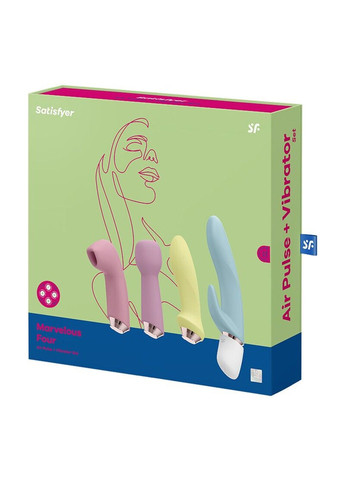 Подарочный набор секс-игрушек Marvelous Four Satisfyer (315497928)