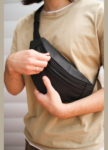 Сумка чоловіча на пояс із натуральної шкіри SKILL (298875803)