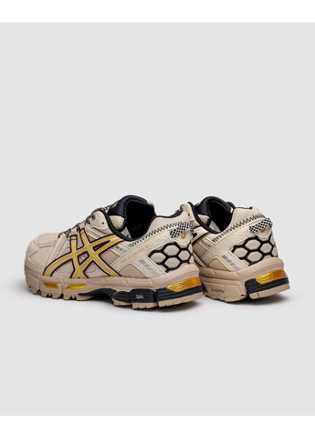 Бежевые демисезонные кроссовки мужские asics gel kahana 8 beige/gold асикс гель кахано 8 бежевые No Brand