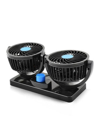 Двойной вентилятор Mitchell HX-T303 12V для автомобиля с регулятором скорости от прикуривателя черный (2104618533) No Brand (330578998)