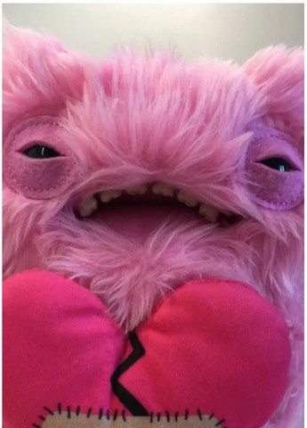 Мягкая игрушка Фуглер розовый с розовым сердцем fuggler funny ugly monster No Brand (369475145)