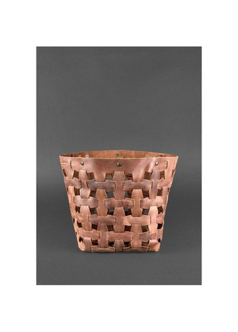 Шкіряна сумка жіноча через плече шоппер Пазл L світло-коричнева Crazy horse BlankNote (302008769)