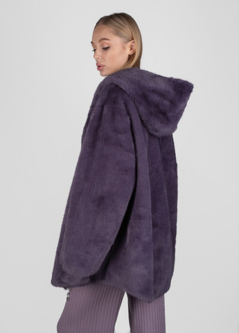 Сиреневая зимняя шуба женская 345029 Power