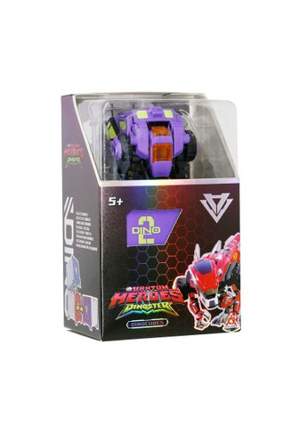 Трансформер Динозавр - Пурпурный Раптор-бот (EU580840-2) DINOSTER Динозавр - Пурпуровий Раптор-бот (366481727)