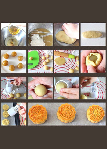 Пресформа квадратна для місячних пряників, печива, сирників квіти No4 (4 штуки) No Brand 5318 (325452698)