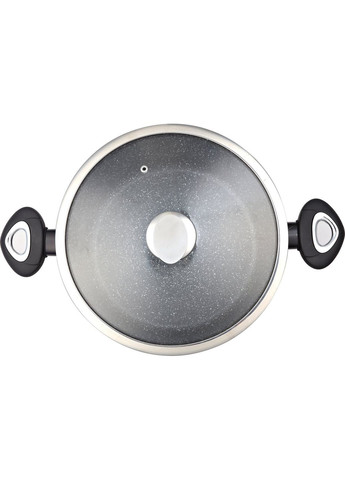 Уникальный набор посуды из нержавеющей стали с мраморным покрытием EB 5611 15 предметов Edenberg (350348985)